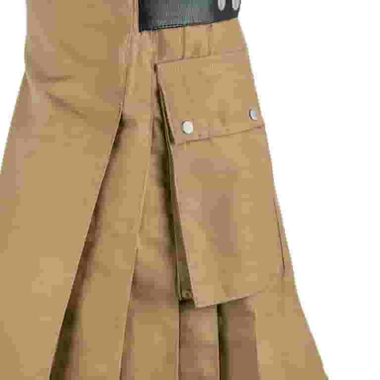 KIHOUT Men's New Summer Vintage Pleated Skirt Plus Size Men's