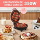 thumbnail image 2 of Mini Máquina para Hacer Waffles, Keto Chaffle Maker con Diseño Compacto, Fácil de Limpiar, Superficie Antiadherente, Plancha para Gofres Pequeña, Perfecta para Desayuno Postre Sándwich, 4 Pulgadas, 2 of 5