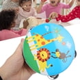 thumbnail image 3 of Cartoon Drum Handheld, Durable Stable Practical Sturdy Kids Hand Drum, Hand-held Home for Classrooms Giraffe, 3 of 7