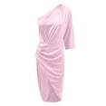 thumbnail image 4 of Vestidos Para Mujer Vestidos de Fiesta Vestido de Fiesta de Noche Elegante de Moda Erógeno Vestido Irregular de Un Hombro Vestido de Falda de Color Sólido Odeerbi  ODB166017, 4 of 5