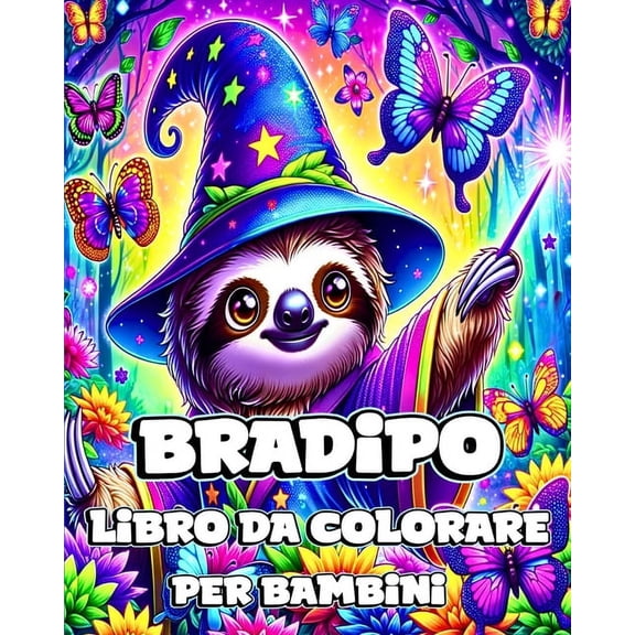 Libro da Colorare di Bradipo per Bambini: Bradipi Carini e Adorabili da Colorare per Bambini, (Paperback)