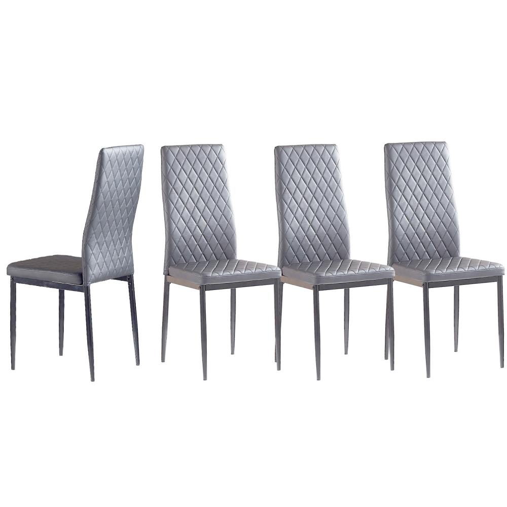 Dining Chairs Set of 4,Modern Minimalist Dining Chairs, Fireproof