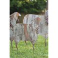 thumbnail image 1 of SET OF THREE CORRUGATED METAL CHRISTMAS SHEEP YARD ART, 1 of 1