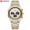 Gold white, variant on Men's Six-pin Quartz Calendar, Business Watch, Steel Belt Watch