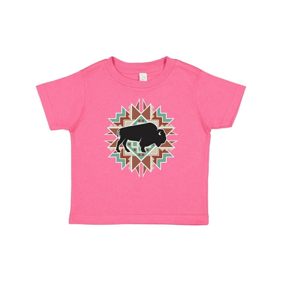 Inktastic Buffalo Cute Western Pattern Boys or Girls Baby T-Shirt