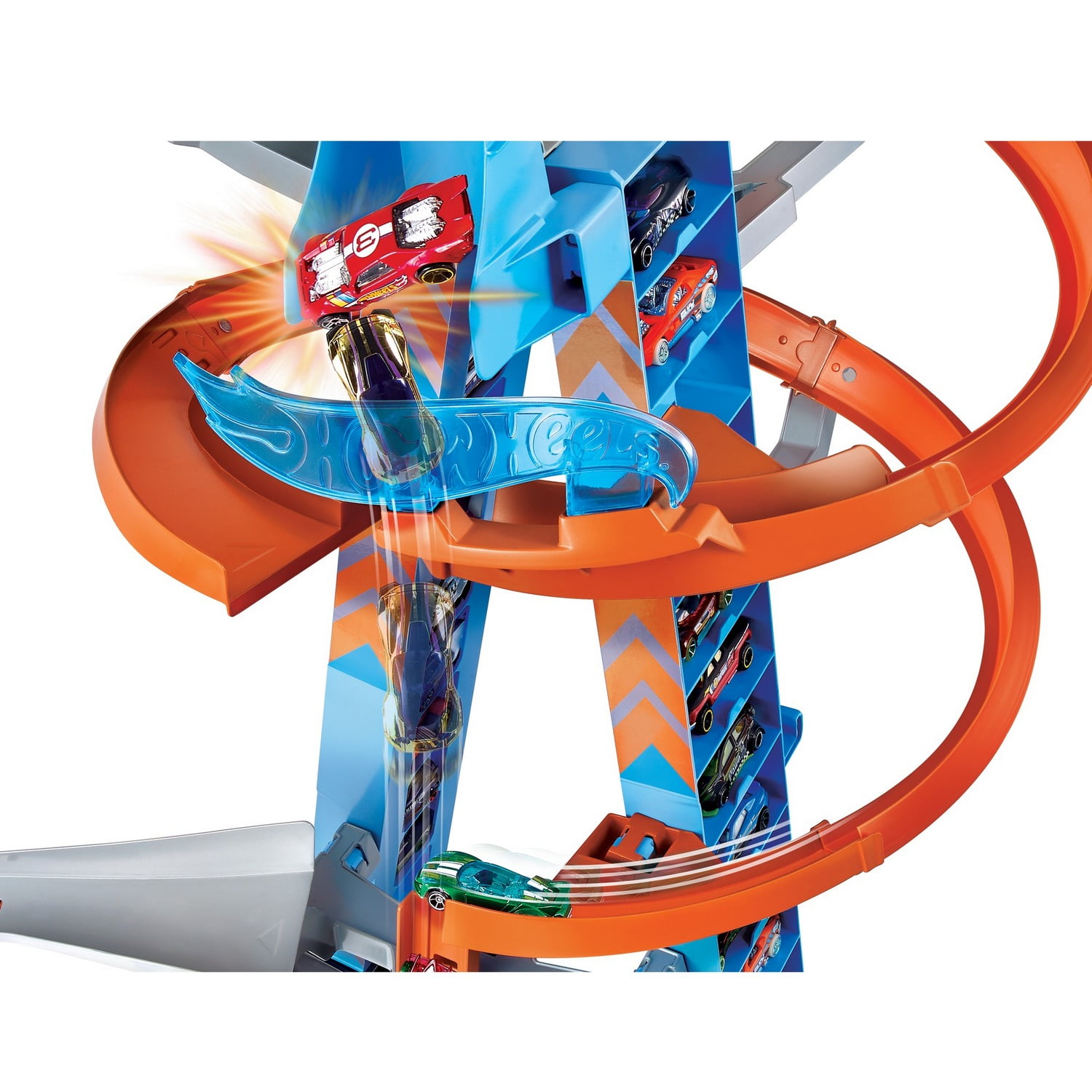 Hot Wheels Sky Crash Tower Track Set