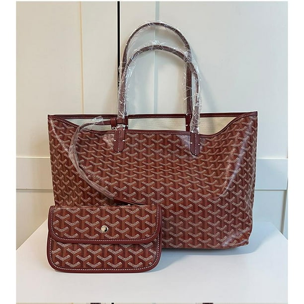 Leather tote bag with outside pockets hotsell