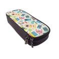 thumbnail image 6 of Lsque Playing Video Games Printed Big Capacity PU Leather Pencil Case Large Pencil Pouch Stationery Pen Bag Pencil Holder for Teen, 6 of 6