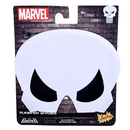 Party Costumes - Sun-Staches - Marvel - Punisher - Logo Face New