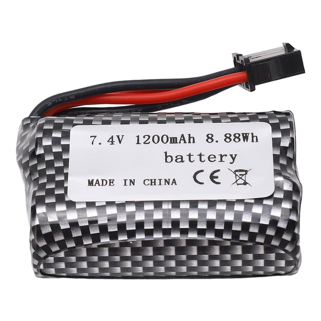 Remote Control Lithium Battery, SM 5P Plug Overcharge Protection Long Lifespan 7.4V RC Car Lipo Battery for RC Crawler