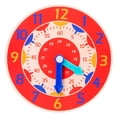thumbnail image 2 of Cheers Clock Toy Creative Cultivate Time Concept Wood Teaching Children Toy Ornament for Kindergarten, 2 of 2