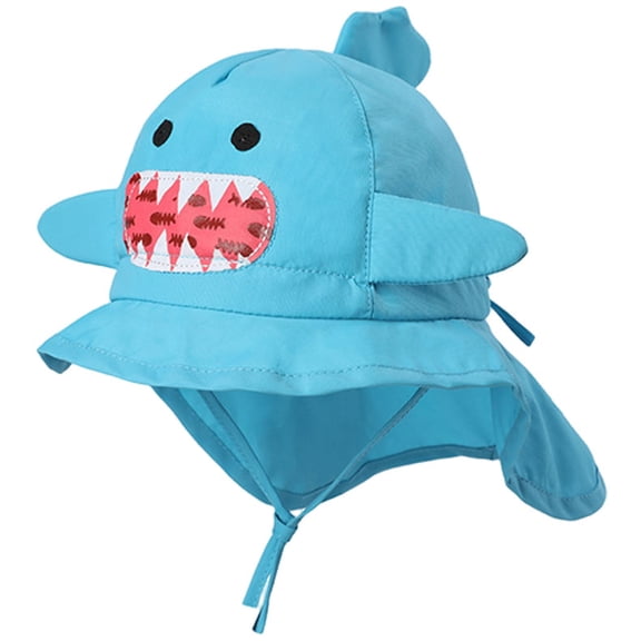 Boys Beach Bucket Hat XL Cute Cartoon Breathable Outdoor Wide Brimmed Childrens Sun Hat Quick Drying Baby Beach Sun Hat Summer Cap Swim Fishing Safari