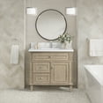 thumbnail image 2 of James Martin Vanities 424-V36-1Wz Lorelai 36" Single Basin Wood Vanity Set - White, 2 of 6