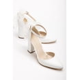 thumbnail image 1 of Lilly - Zapatos de novia blancos con lazo de encaje en la parte posterior blanco 23 CM, 1 of 5