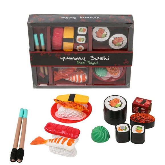 Pretend Sushi Set Simulated Fun Play Food Toy Sushi Playset Artificial Food Prop