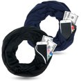 thumbnail image 1 of Pocket Scarf - Infinity Scarf with Hidden Pocket For Women Winter Warm Infinity Scarves Wrap, 1 of 7