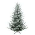 thumbnail image 2 of Northlight Real Touch™️ Flocked Little River Fir Artificial Christmas Tree - Unlit - 7.5', 2 of 9
