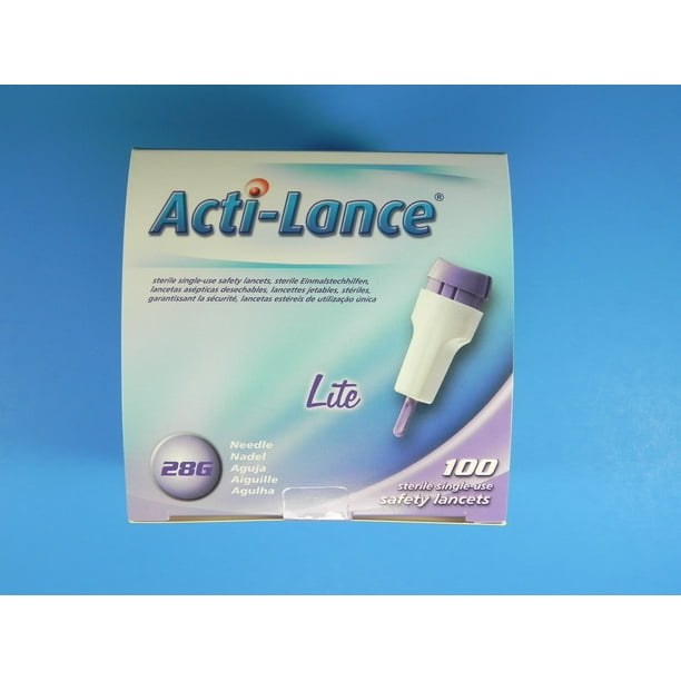 HTLStrefa ActiLance Safety Lancets 28G, Lite, Sterile Single Use