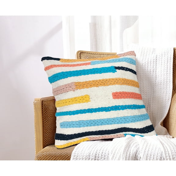 Amalfi Cotton Throw Pillow 18x18