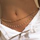 thumbnail image 4 of Cadena para el cuerpo del vientre con capas de perlas, cadenas doradas para el cuerpo, cadena para la cintura, Bikini de playa, accesorios de joyería para el cuerpo para mujeres y niñas, 4 of 5