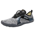 thumbnail image 2 of LJEFF Men Water Shoes, Quick Dry Lightweight Non-Slip Breathable Trail Beach Aqua Sneakers Gray, 2 of 7