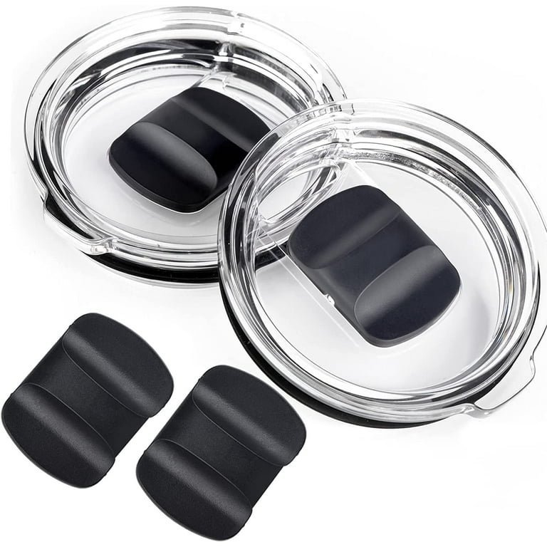 20 oz Tumbler Lid (Pack of 2) Yeti Lids 20 oz Replacement Lid  Magnetic Slider Yeti Rambler Yeti Rambler 20 oz: Tumblers & Water Glasses