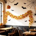 thumbnail image 4 of Artificial Maple Leaf Garland, Fall Autumn Foliage Vine, Flexible Hanging Garland for Thanksgiving, Fireplace, Front Door, Wall, Staircase, Porch and Indoor Outdoor Decoration 78.7 Inch #27, 4 of 7