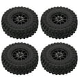 thumbnail image 2 of RC Car Tyre Wheel, Exquisite Workmanship 4PCS Excellent RC Car Tires Tyre Wheel  For WPL B14 B24 C14 C24 For MN D90 D91 D96 D99 R789BL Black,R789S Silver, 2 of 8