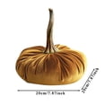 thumbnail image 3 of Garoy Pumpkin Decor Assorted Velvet Foam Pumpkin Thanksgiving Fall Wedding Decorations Table Centerpiece Kitchen Farmhouse Decor,Artificial Velvet Pumpkins with Stem,Fall Harvest Pumpkin Handmade, 3 of 4