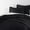 Black, variant on Ultra Soft & Breathable - Duvet Cover Set - King/Cal-King White Bedding by Comfort Canopy