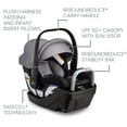 thumbnail image 3 of Britax Willow S Infant Car Seat with Alpine Base, ClickTight Technology, Rear Facing Car Seat with RightSize System, Graphite Onyx, 3 of 5