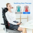 thumbnail image 5 of Snailax Shiatsu Massage Chair Pad for Pain Relief, Back Massager with Heat, Deep Kneading Seat Massage Cushion‎, Gifts, 5 of 6