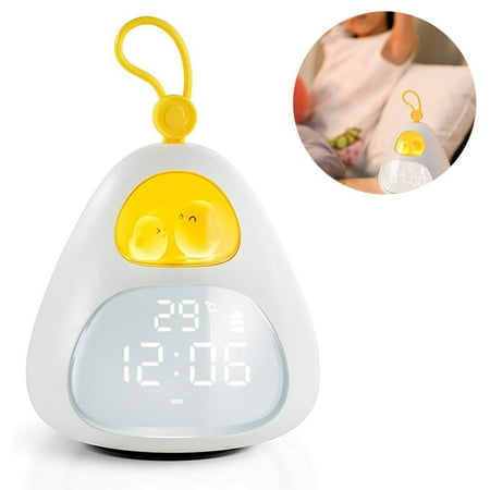 

Alarm Clock for Kids Wake up Light & Night Light with USB Charger Children s Sleep Trainer Beenate Bedside Digital Alarm Clock for Bedroom for Baby Toddler Child Kids