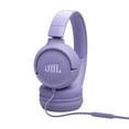 thumbnail image 6 of JBL Tune 520C - USB-C Wired on-ear headphones with Hi-Res Audio support, JBL Pure Bass Sound, comfort fit, USB-C connectivity, 3-button remote with microphone and EQ presets control (Purple), 6 of 15