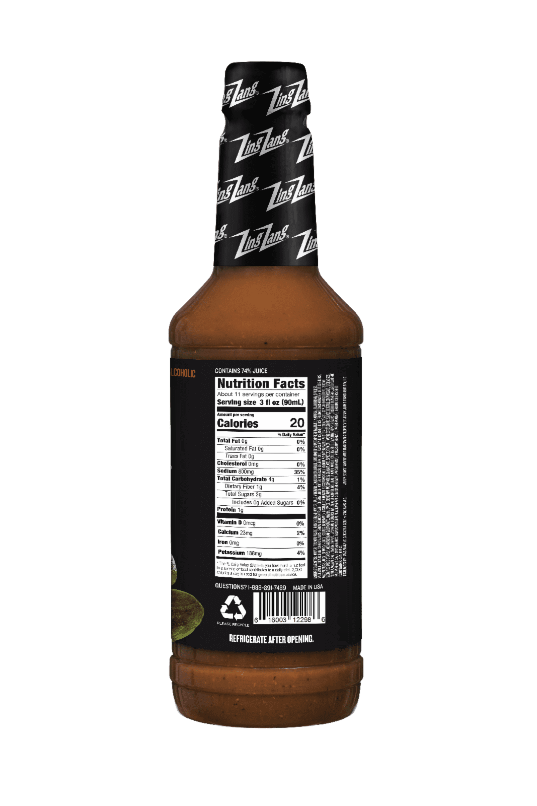 ドリンク×2、503×4 Zing Zang Jimmy Pickle Bloody Mary Mix, 32 Fl Oz Bottle - Walmart.com