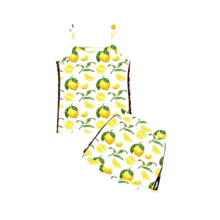

Kids Girls Fashional Floral Suspender Top Printed Short SPantsInfant 2pcs Girls Outfits&Set