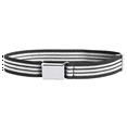 thumbnail image 2 of Buyless Fashion Kids Toddlers Baby Adjustable Elastic Stretch Belt with Silver Buckle, 2 of 8