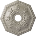 thumbnail image 1 of Ekena Millwork 18"OD x 3 1/2"ID x 1 1/2"P Nottingham Ceiling Medallion (Fits Canopies up to 4 5/8"), Hand-Painted Pearl White, 1 of 5