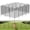 Black arched 40 in H x 15 ft L x 2, variant on SLSY 13 Panels Garden Fence with Gate, 40in H X 28ft L No Dig Rustproof Metal Wire Panel Border for Dogs Rabbits, Garden Fencing Animal Barrier for Yard Patio Outdoor Decor Temporary Dence