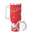 thumbnail image 2 of Lsque Sanrio Pattern 40 OZ Ice Bully Cup with Handle and Straw, Double Wall Stainless Steel Tumbler Travel Coffee Cup with Lid for Christmas Present, 2 of 8