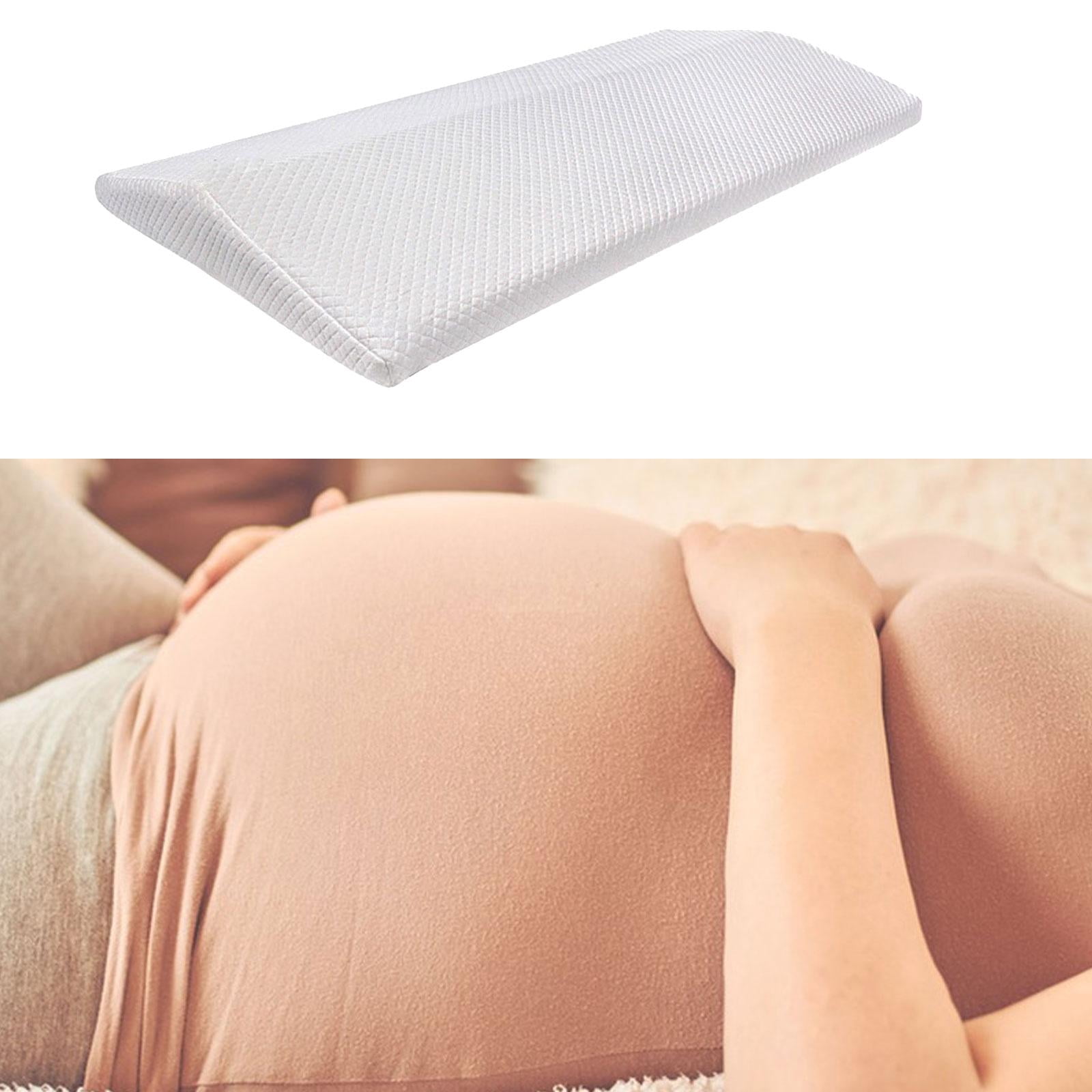 Waist Support Cushion Lower Back Side Sleepers Wedge Bolster, Triangle ,Memory Foam Ergonomic Waist Pillow for Sleeping Bed Woman Knee Rest