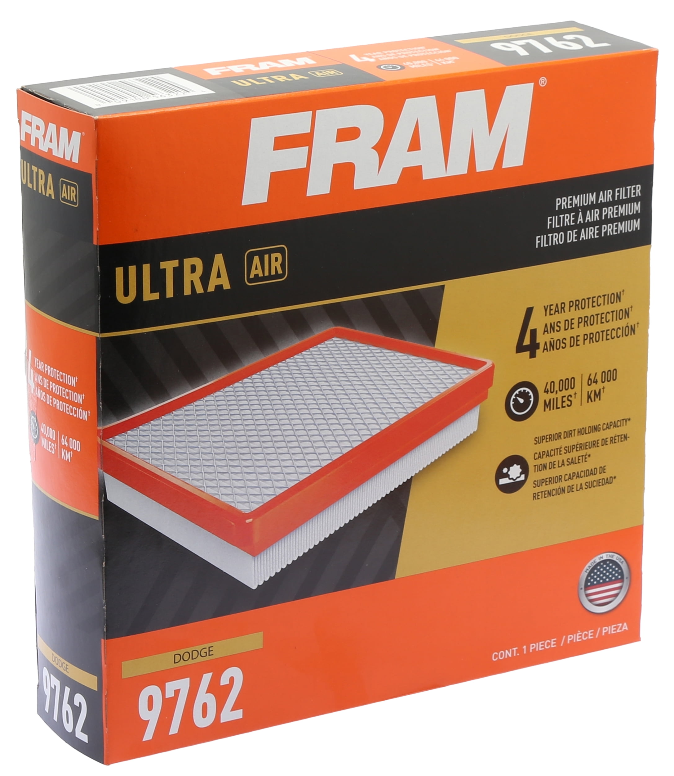 FRAM Ultra Air XGA9762 Premium Engine Air Filter For Select Vehicles