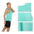 thumbnail image 3 of icyzone Women's Racerback Workout Tank Tops - Athletic Yoga Tops, Running Exercise Gym Shirts (Pack of 3), 3 of 7