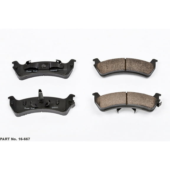 Power Stop Rear Z16 Evolution Ceramic Brake Pads 16-667