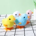 thumbnail image 2 of OUSITAID 5Pcs Plush Chick Cartoon Soft Colorful Plush Baby Chick Jumping Toy for Gift, 2 of 10