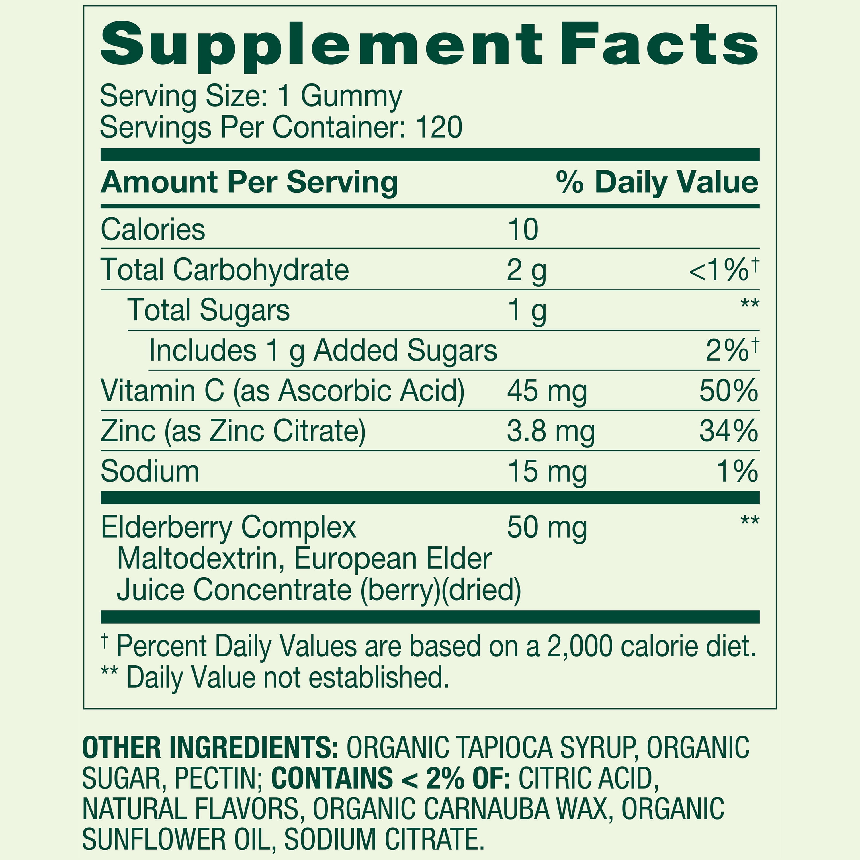 (3 pack) Spring Valley Adult Elderberry Dietary Supplement Gummies for Immune Health, 50mg, 120 Count