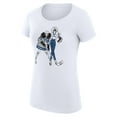 thumbnail image 2 of Women's G-III 4Her by Carl Banks White Tampa Bay Lightning Super-Slim Fit Lightweight Hockey Girls T-Shirt, 2 of 3
