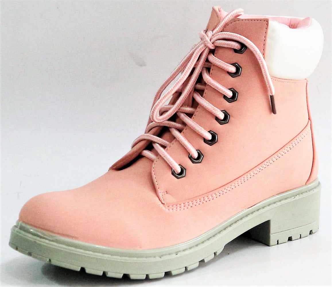 bamboo lace up combat boots