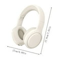 thumbnail image 3 of YOLOKE Active Noise Cancelling Headphones, Wireless Headphones with Mic, Bluetooth 5.3 Headset, Deep Bass, 20+H Playtime, Lightweight Wired Headphones for Tablet/PC, 3 of 7