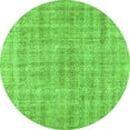 thumbnail image 1 of Ahgly Company Indoor Round Abstract Green Contemporary Area Rugs, 7' Round, 1 of 1